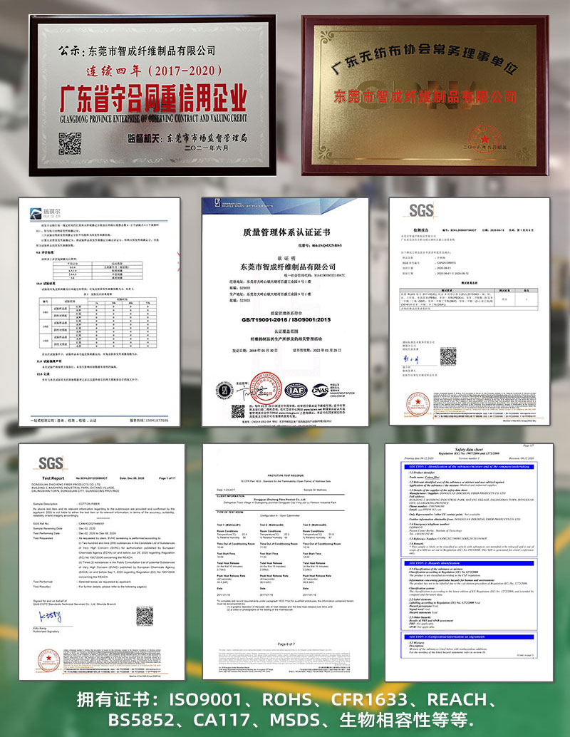 煙嘴吸油棉廠家資質(zhì)證書(shū)
